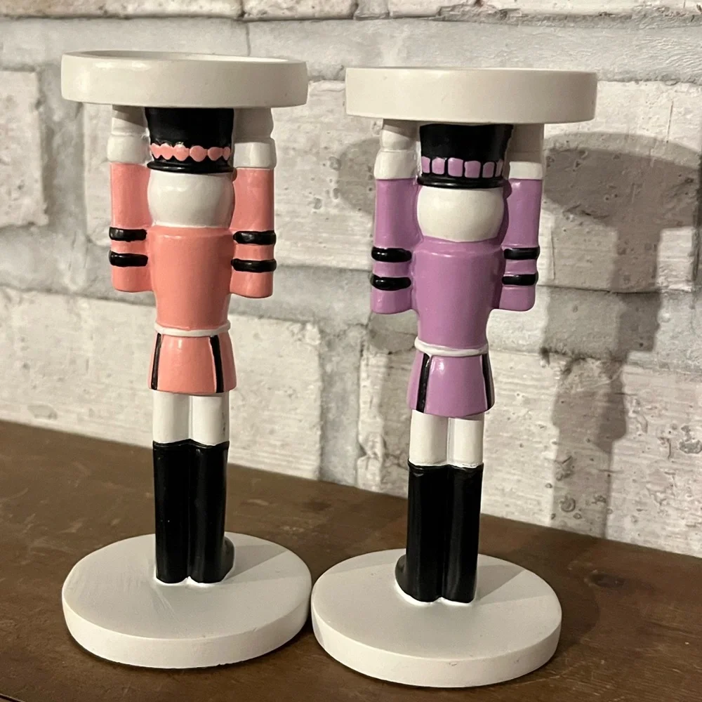 Partylite Nutcracker Just Desserts Tealight‎ Pair Pastel Christmas
